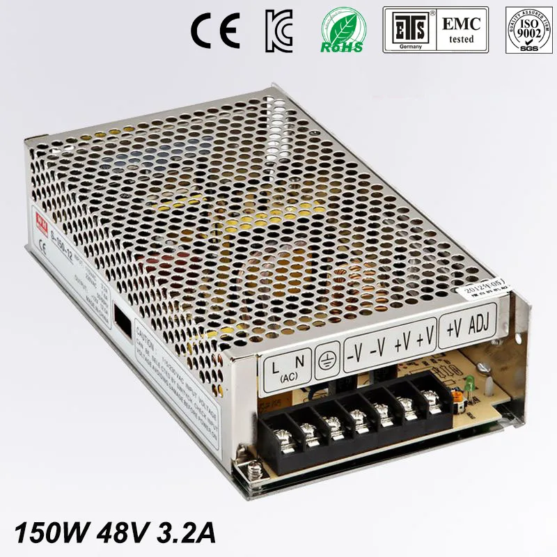 

New model 48V 3.2A 150W Switching Power Supply Driver for LED Strip AC 100-240V Input to DC 48V free shipping