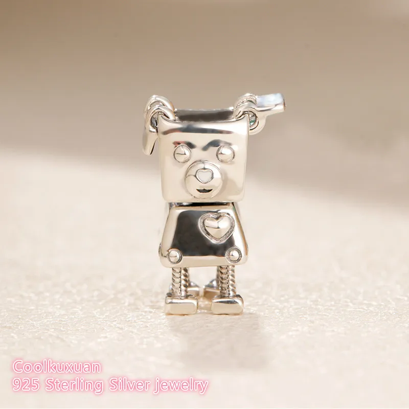 100% 925 Sterling Silver Bobby Bot Charm, White Enamel beads Fit Original Brand Charms Bracelet DIY jewelry 2018 Winter
100% 925 Sterling Silver Bobby Bot Charm, White Enamel beads Fit Original Brand Charms Bracelet DIY jewelry 2018 Winter
