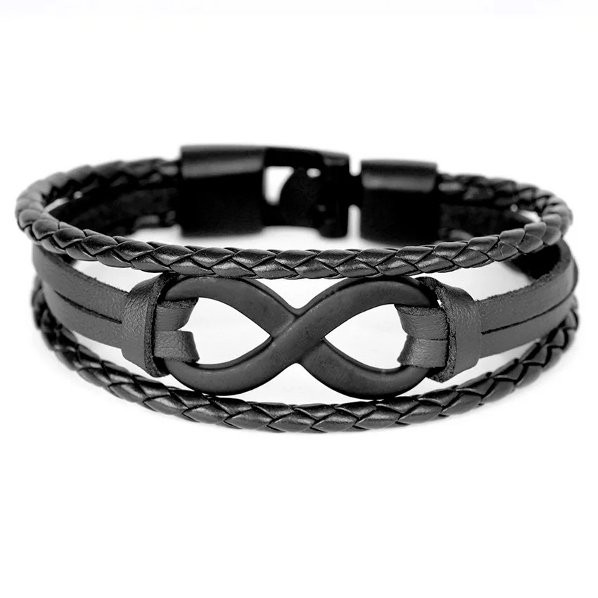 2017 New Fashion Novelty Diy Digital 8 Leather Bracelet Trendy Sporty DIY Multilayer Bandage Brand Link Charm Bracelets For Men
2017 New Fashion Novelty Diy Digital 8 Leather Bracelet Trendy Sporty DIY Multilayer Bandage Brand Link Charm Bracelets For Men