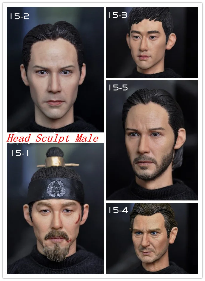 KUMIK 1/6 scale figure doll head shape for 12" action figure doll accessories male Head carved not include body,clothes
KUMIK 1/6 scale figure doll head shape for 12" action figure doll accessories male Head carved not include body,clothes