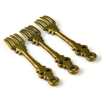 Antique bronze Jewelry make accessories charms ghost forks pendant 1.3x0.24 inch ,40pcs a bag , P722
Antique bronze Jewelry make accessories charms ghost forks pendant 1.3x0.24 inch ,40pcs a bag , P722