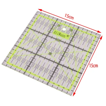 1 pcs 150*150*2mm Patchwork Ruler DIY Hand Sewing Tools Acrylic Material High Transparency Easy To Use
1 pcs 150*150*2mm Patchwork Ruler DIY Hand Sewing Tools Acrylic Material High Transparency Easy To Use
