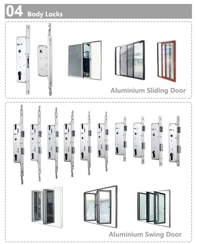 Biometric Fingerprint Door Lock,Intelligent Electronic Lock with slim stainless steel panel for Aluminum Glass Door