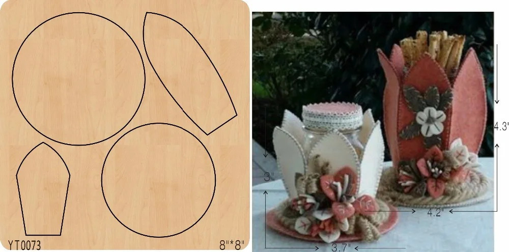 Lotus flower basket DIY wooden die mold/cutting tool die /YT0073
Lotus flower basket DIY wooden die mold/cutting tool die /YT0073