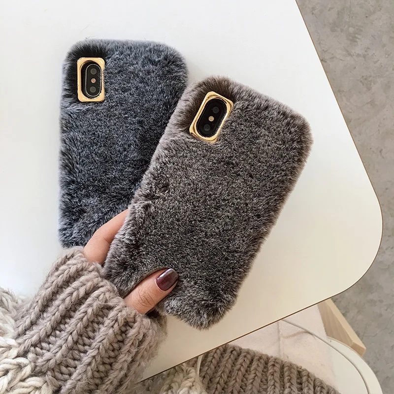 Luxury Winter Warm Rabbit Fur Plush Phone Case for iPhone X XS MAX XR 8 7 6 6S Plus Cute Furry Shell Soft TPU Cover Woman Cases
Luxury Winter Warm Rabbit Fur Plush Phone Case for iPhone X XS MAX XR 8 7 6 6S Plus Cute Furry Shell Soft TPU Cover Woman Cases