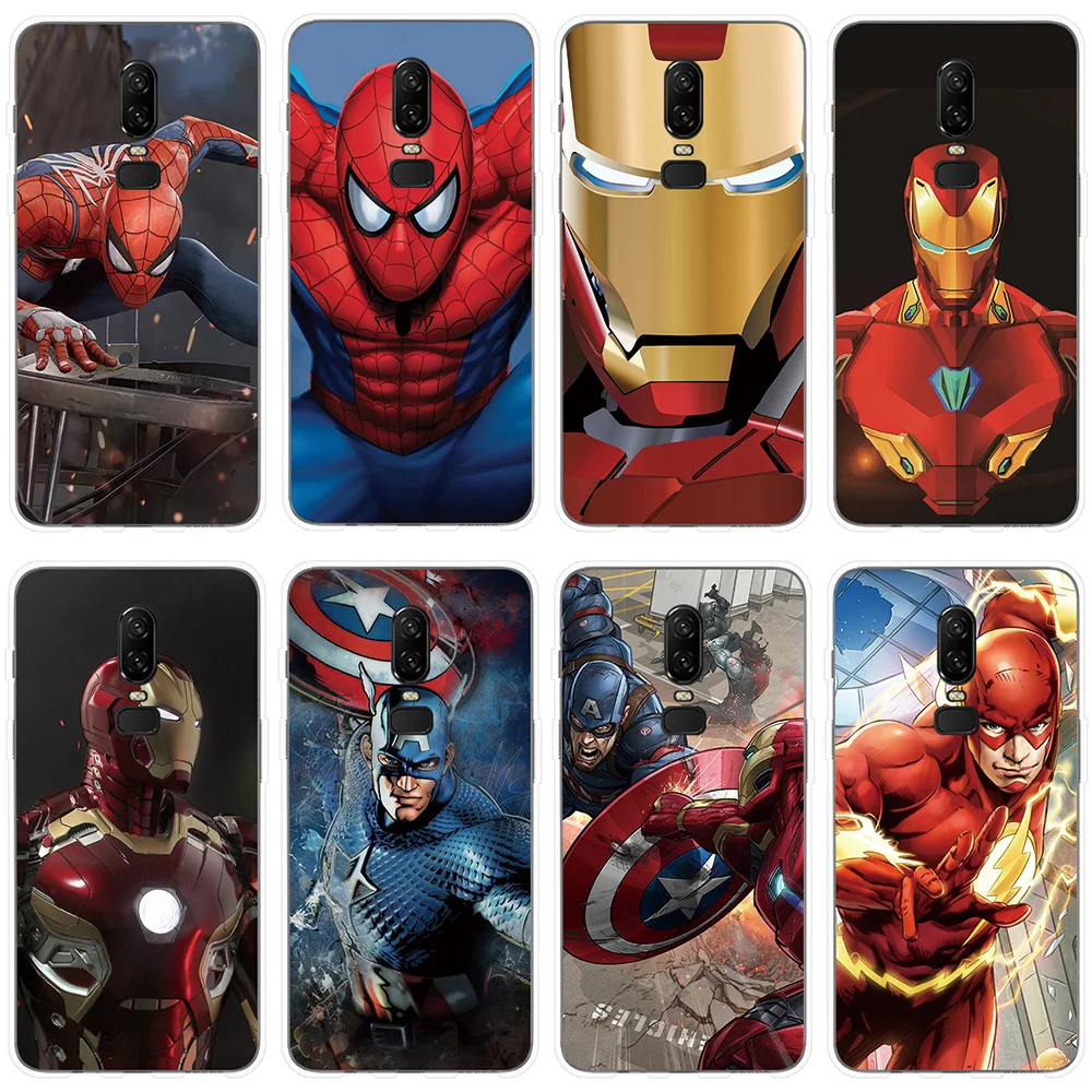 Phone case For OnePlus 5 5T 6 6T Soft Cover Spiderman Iron Man Patterned Silicone Soft Shell Cases For OnePlus 5 6 T Cover Case
Phone case For OnePlus 5 5T 6 6T Soft Cover Spiderman Iron Man Patterned Silicone Soft Shell Cases For OnePlus 5 6 T Cover Case