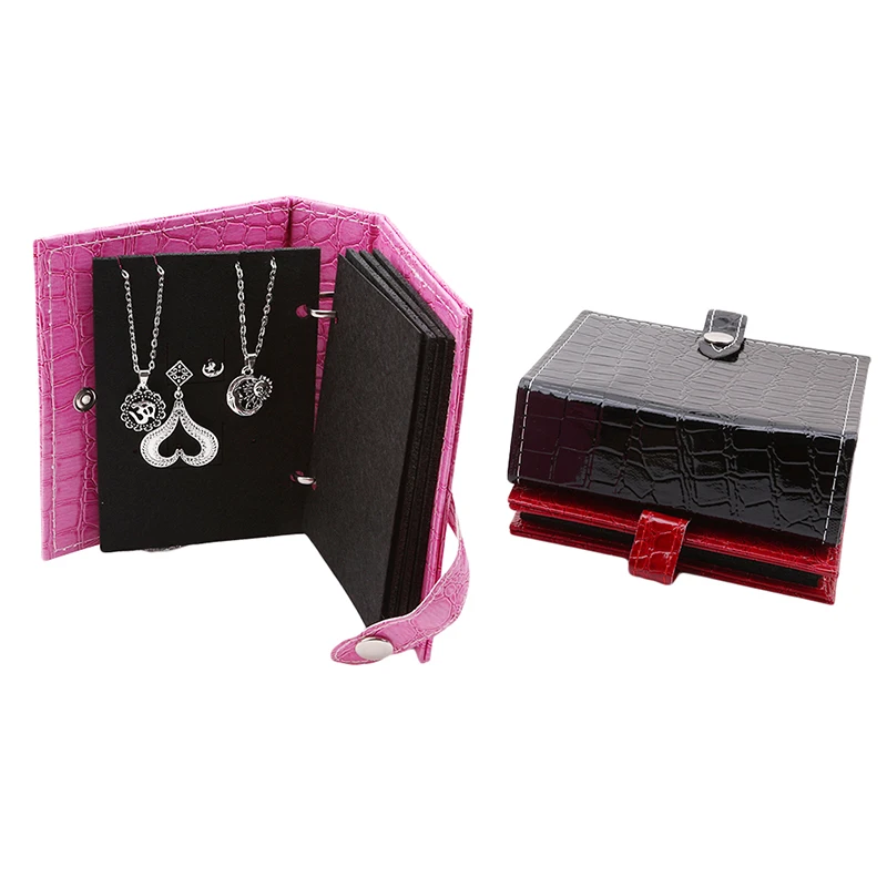 New PU Leather Stud Earrings Collection Of Books Model Portable Jewelry Display Creative Jewelry Organizer Storage Box Holder
New PU Leather Stud Earrings Collection Of Books Model Portable Jewelry Display Creative Jewelry Organizer Storage Box Holder