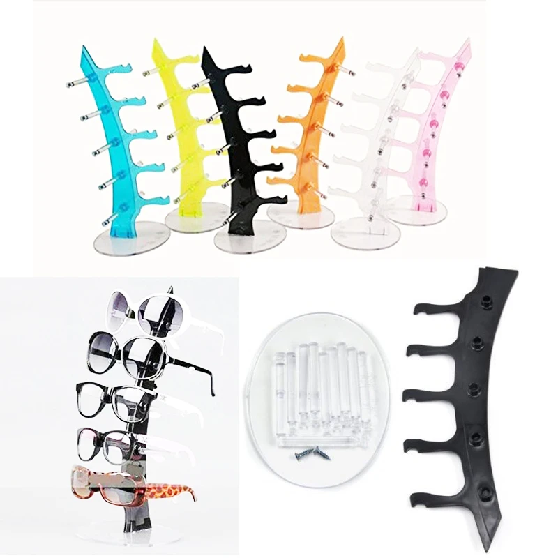 Multi Colors Acrylic 5 Pairs Sunglasses Glasses Show Rack Counter Display Stand Holder
Multi Colors Acrylic 5 Pairs Sunglasses Glasses Show Rack Counter Display Stand Holder