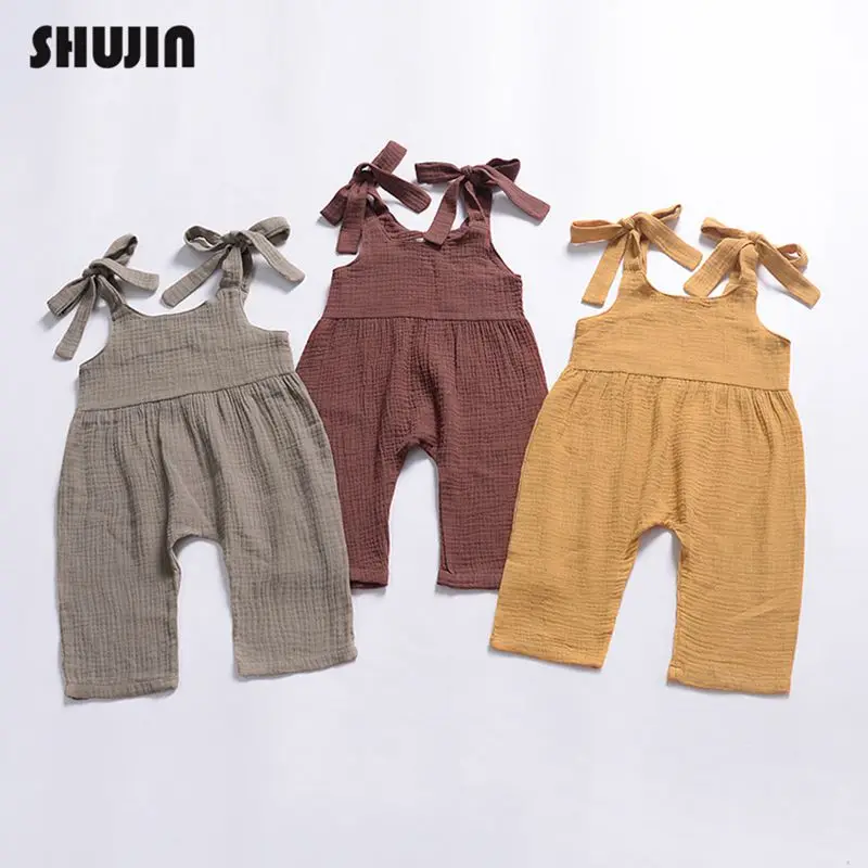 Shujin 2019 New Summer Baby Bodysuits Baby Suspenders Baby Pants Boy Baby Suit Cute Girls Pants for Children Sleeveless Rompers
Shujin 2019 New Summer Baby Bodysuits Baby Suspenders Baby Pants Boy Baby Suit Cute Girls Pants for Children Sleeveless Rompers