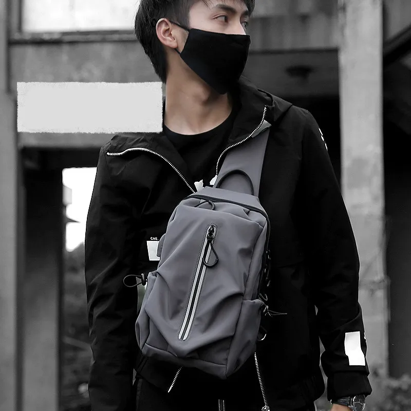 Men Oxford Cloth Chest Bag Male Casual Functional Fanny Waist Bag Money Phone Belt Bag Sports Usb Chest Bag Belt Pack Outdoor
Men Oxford Cloth Chest Bag Male Casual Functional Fanny Waist Bag Money Phone Belt Bag Sports Usb Chest Bag Belt Pack Outdoor