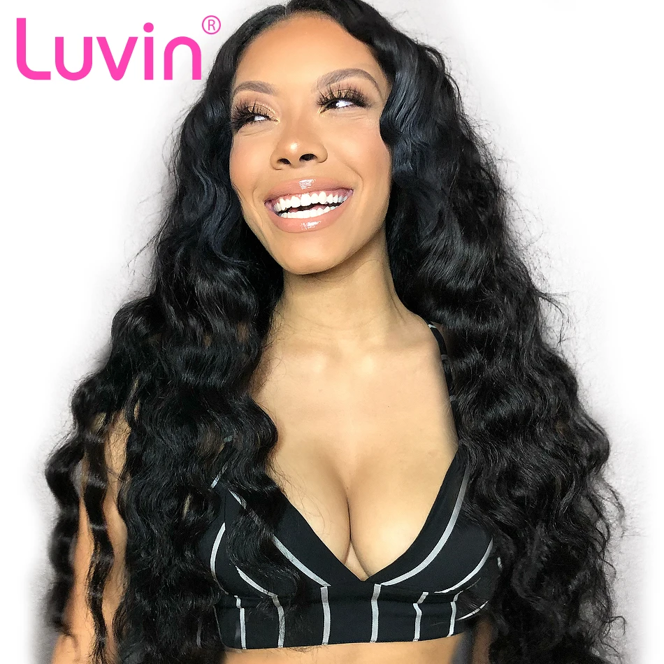 Luvin 250 Density Lace Front Human Hair Wigs For Women lace frontal wig pre plucked with baby hair Brazilian Virgin Body Wave
Luvin 250 Density Lace Front Human Hair Wigs For Women lace frontal wig pre plucked with baby hair Brazilian Virgin Body Wave