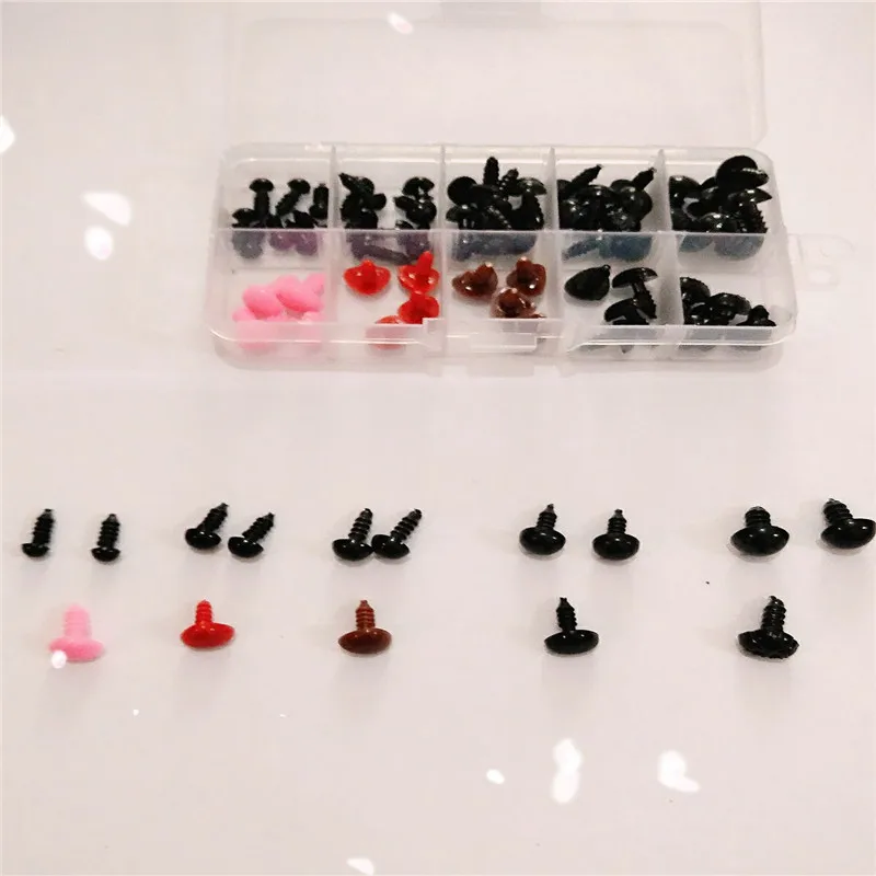 A Box/75pcs Black plastic Doll Eyes Safety Eyes For Bear Stuffed Toys Snap Animal Accessories Doll Eyes for Teddy Bear Crafts Pu
A Box/75pcs Black plastic Doll Eyes Safety Eyes For Bear Stuffed Toys Snap Animal Accessories Doll Eyes for Teddy Bear Crafts Pu