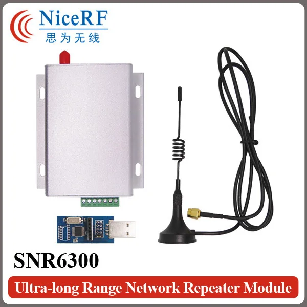 2pcs/pack SNR6300 470MHz RS232 Interface 3W 6KM Ultra-Long Range SI4432 Wireless Transceiver Module
2pcs/pack SNR6300 470MHz RS232 Interface 3W 6KM Ultra-Long Range SI4432 Wireless Transceiver Module