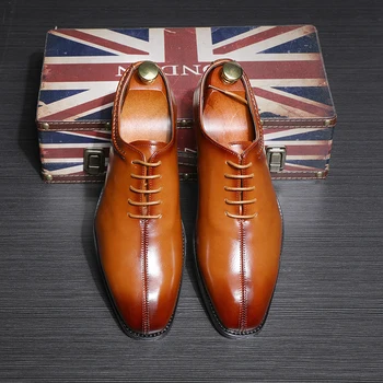Luxury Designer Sheos 2020 Men Dress Shoes Business Office Lace-Up Loafers Casual Driving Shoes Men's Flat Party Leather Shoes
Luxury Designer Sheos 2020 Men Dress Shoes Business Office Lace-Up Loafers Casual Driving Shoes Men's Flat Party Leather Shoes