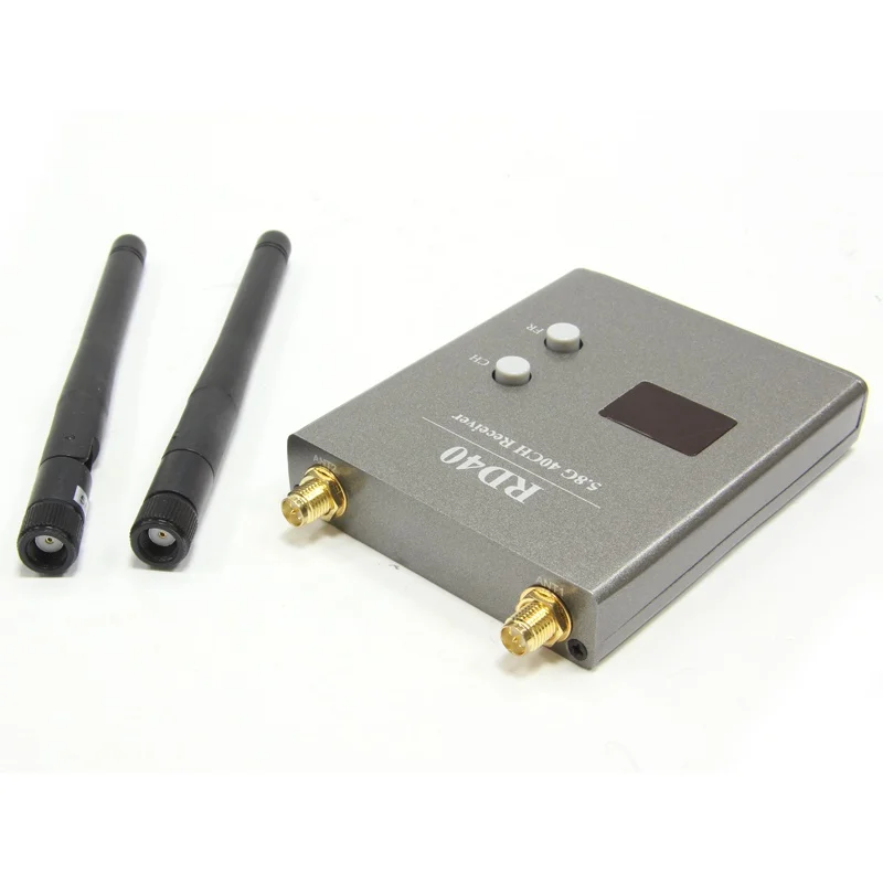 FPVOK FPV 5.8 GHz 40CH RD40 Raceband Dual Diversity Receiver With A/V and Power Cables
FPVOK FPV 5.8 GHz 40CH RD40 Raceband Dual Diversity Receiver With A/V and Power Cables