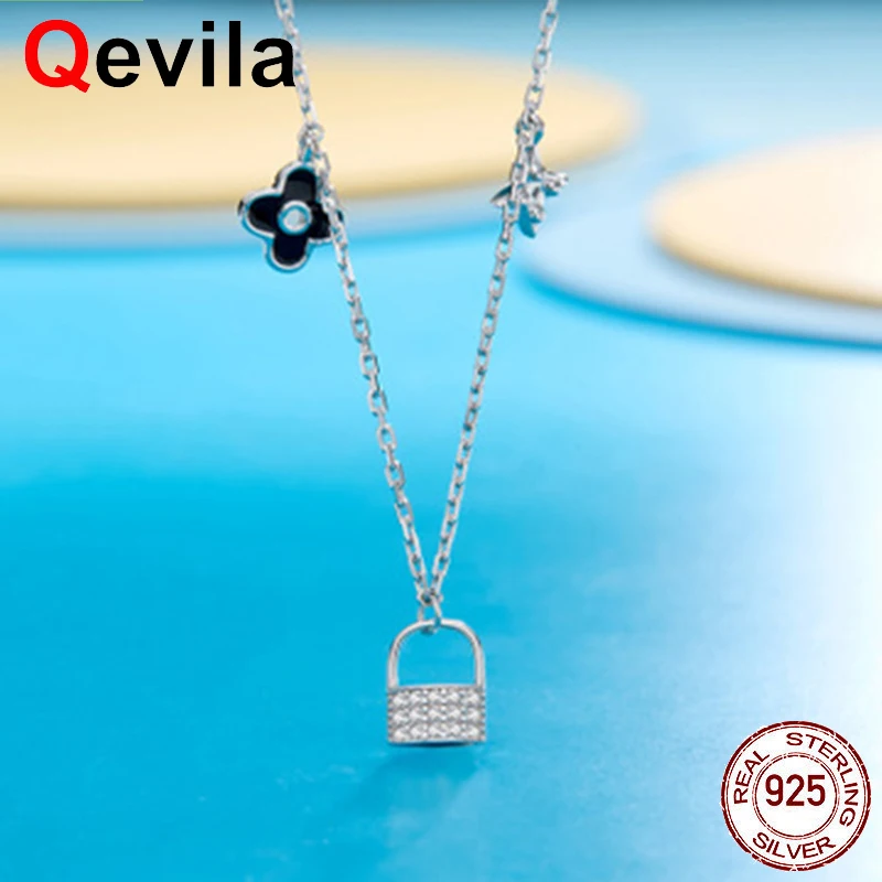 Qevila 2019 Heart Sweet Cute PadLock Necklaces 925 Sterling Silver PadLock Pendant Necklace for Women Choker Jewelry Unique Gift
Qevila 2019 Heart Sweet Cute PadLock Necklaces 925 Sterling Silver PadLock Pendant Necklace for Women Choker Jewelry Unique Gift