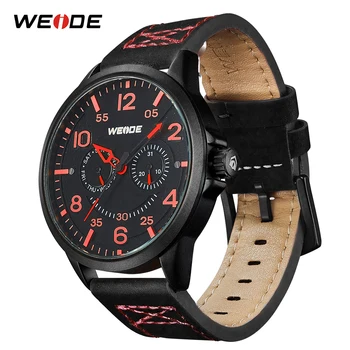 WEIDE Watch Men Luxury Brand Analogue Movement Three Dials Men Military Leather Strap Belt Clock Military Army Quartz Men Watch
WEIDE Watch Men Luxury Brand Analogue Movement Three Dials Men Military Leather Strap Belt Clock Military Army Quartz Men Watch