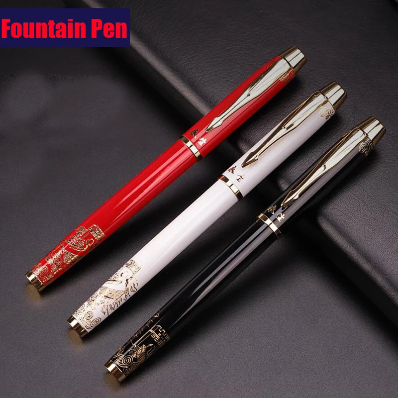 Free Shipping Luxury Brand Fountain Ink Pen Office Executive Fast Writing Gift Dragon Engraving Fountain Pen
Free Shipping Luxury Brand Fountain Ink Pen Office Executive Fast Writing Gift Dragon Engraving Fountain Pen