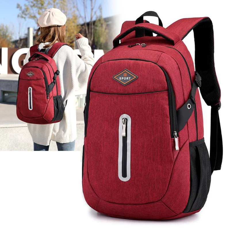 Unisex Laptop Reflective Tape High-capacity Backpack Casual Fashion canvas Travel Backpack Women Men School Bags mochila Escolar
Unisex Laptop Reflective Tape High-capacity Backpack Casual Fashion canvas Travel Backpack Women Men School Bags mochila Escolar