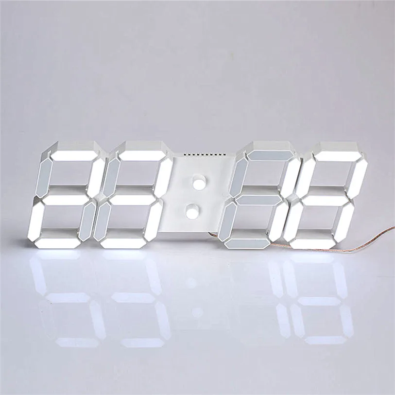 3D Numbers Modern Digital LED USB Wall Clock Timer 24/12 Hour Display Digital Alarm Clock 5in1 LED Watch Wholesale 30JY20
3D Numbers Modern Digital LED USB Wall Clock Timer 24/12 Hour Display Digital Alarm Clock 5in1 LED Watch Wholesale 30JY20