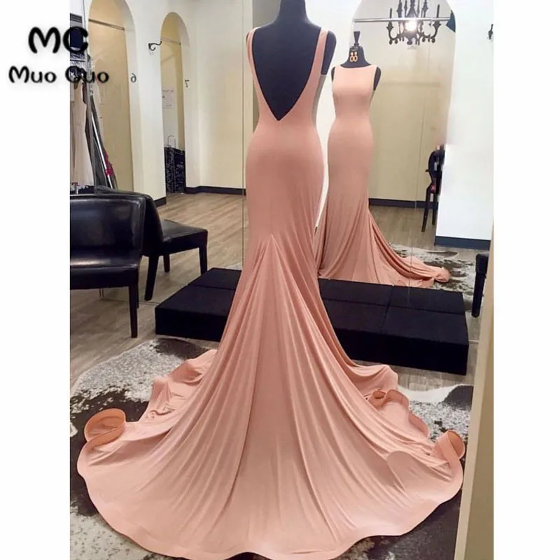 Pink 2019 In Stock Mermaid Evening Dress Backless Prom Dresses Long Sleeveless Elastic Satin Formal Evening Party Dresses
Pink 2019 In Stock Mermaid Evening Dress Backless Prom Dresses Long Sleeveless Elastic Satin Formal Evening Party Dresses