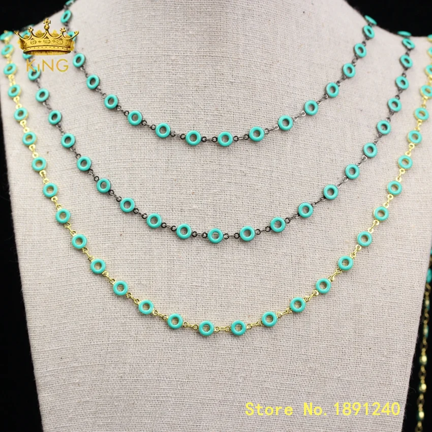 5meters Donuts Enamel for Body Chains Jewelry,Turquoises Green Enamel Glass Beads Handmade Necklace Choker Glasses Chain ZJ342
5meters Donuts Enamel for Body Chains Jewelry,Turquoises Green Enamel Glass Beads Handmade Necklace Choker Glasses Chain ZJ342
