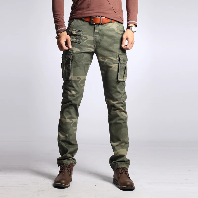 Sz28-38 Military Men's Camo Cotton Slim Straight Trousers Pants Pockets Men Cargo Pants Casual Trousers
Sz28-38 Military Men's Camo Cotton Slim Straight Trousers Pants Pockets Men Cargo Pants Casual Trousers