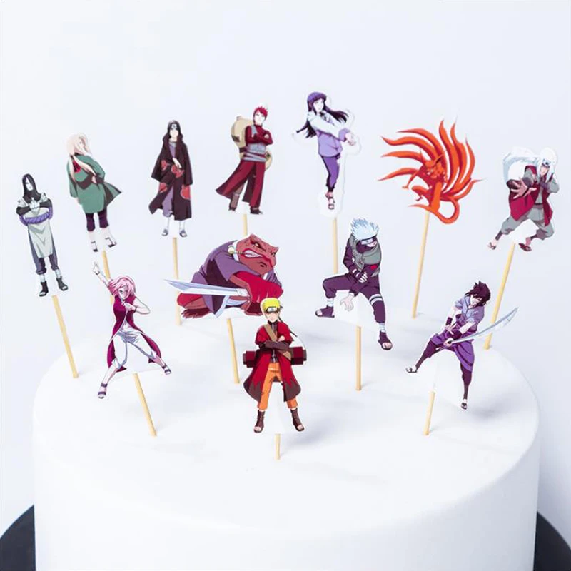 Boys Favors Birthday Party Naruto Theme Cake Topper Decorations Happy Baby Shower Events Cupcake Toppers with Sticks 24pcs/lot
Boys Favors Birthday Party Naruto Theme Cake Topper Decorations Happy Baby Shower Events Cupcake Toppers with Sticks 24pcs/lot
