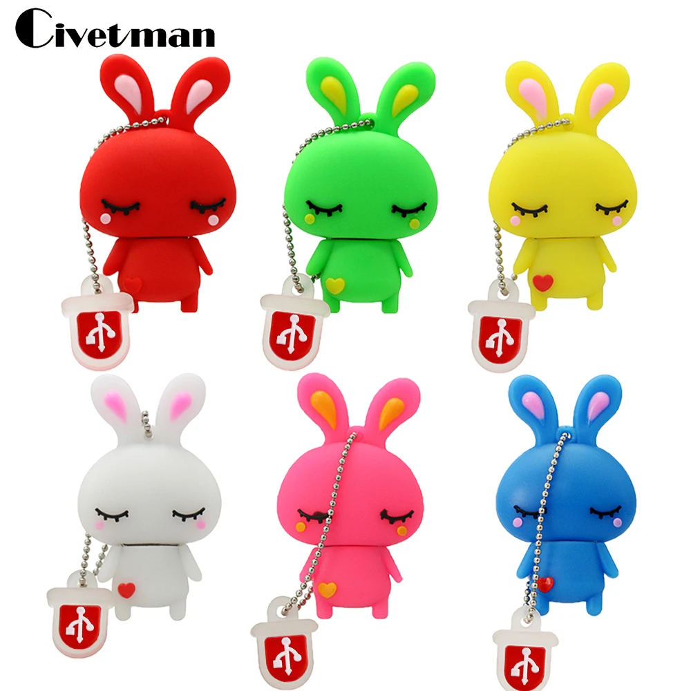 Catoon Rabbit 128GB Memoria Usb Cute Love Rabbit USB Flash Drive 16GB 32GB 64GB USB Thumb Pen Drive Memory Stick 256GB Pendrive
Catoon Rabbit 128GB Memoria Usb Cute Love Rabbit USB Flash Drive 16GB 32GB 64GB USB Thumb Pen Drive Memory Stick 256GB Pendrive