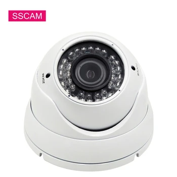 

5MP AHD Varifocal Surveillance CCTV Camera 2.8-12mm White Color Home Security Vandalproof Infrared Dome Camera 30M IR Distance