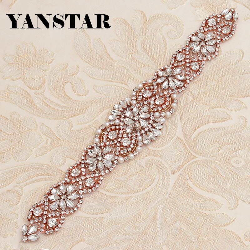 YANSTAR (5 шт.) опт стразы аппликации для свадебного платья пояс из розового золота прозрачные стразы аппликация YS836
YANSTAR (5 шт.) опт стразы аппликации для свадебного платья пояс из розового золота прозрачные стразы аппликация YS836