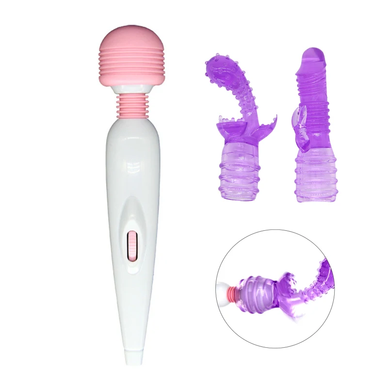 Vibrator G-spot Vaginal Massager Clitoris Stimulation Magic AV Wand Vibrators Adult Sex Toys For Women Masturbation Dildo Sleeve