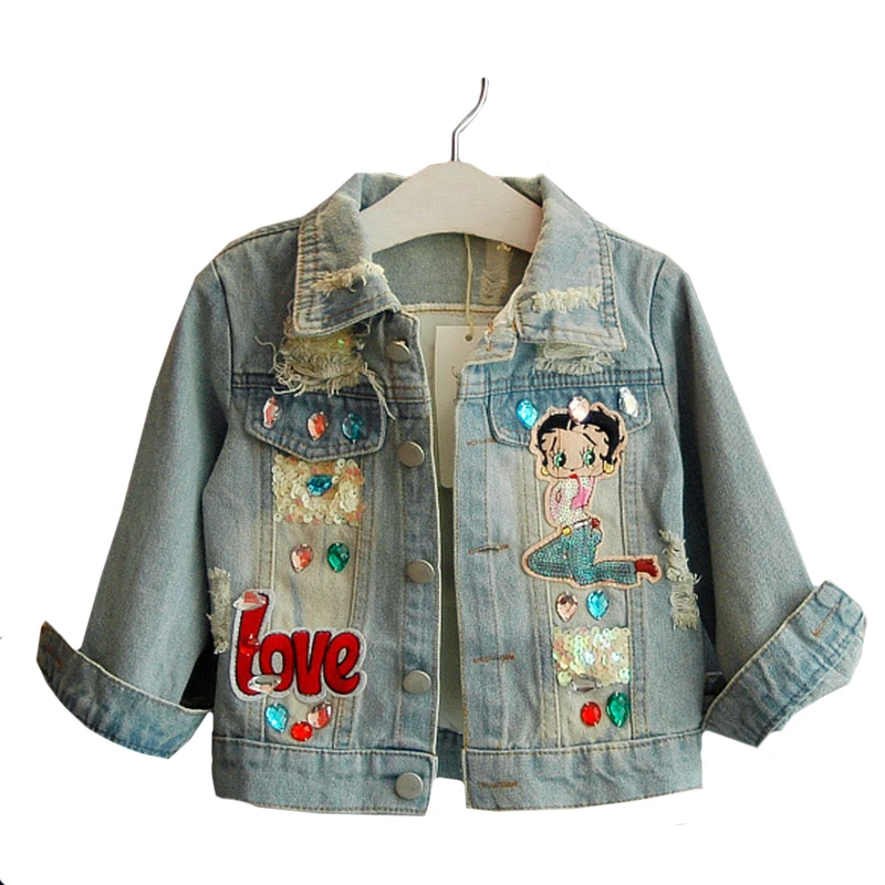 New Autumn Children Clothing Girls Denim Jacket Baby Girl Outerwear Coat Jackets Kids Tops Jeans Wear Denim Embroidered Mermaid
New Autumn Children Clothing Girls Denim Jacket Baby Girl Outerwear Coat Jackets Kids Tops Jeans Wear Denim Embroidered Mermaid