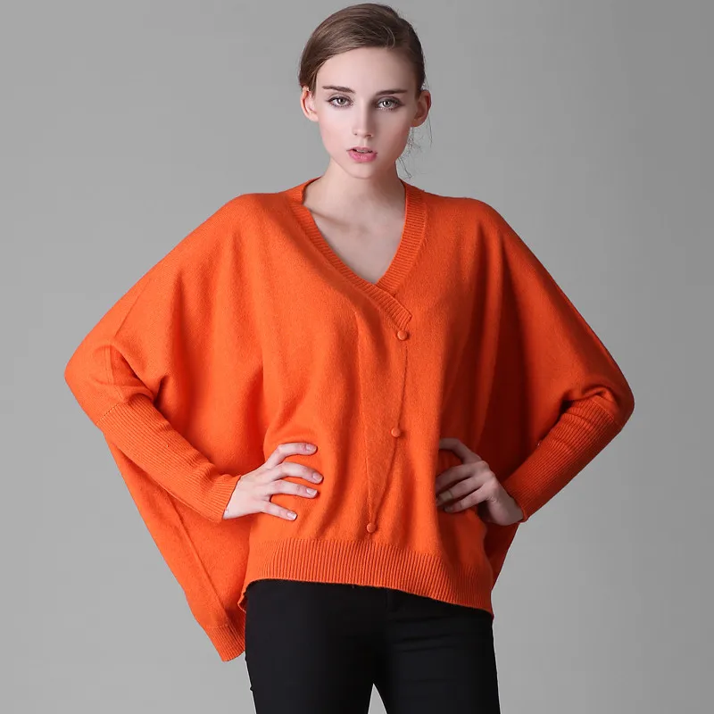 2018 Autumn Winter New arrival Cashmere Sweater V-neck Bat sleeve Sweater Fashion Long Sleeve Three colors Hot Bottoming Ladies
2018 Autumn Winter New arrival Cashmere Sweater V-neck Bat sleeve Sweater Fashion Long Sleeve Three colors Hot Bottoming Ladies