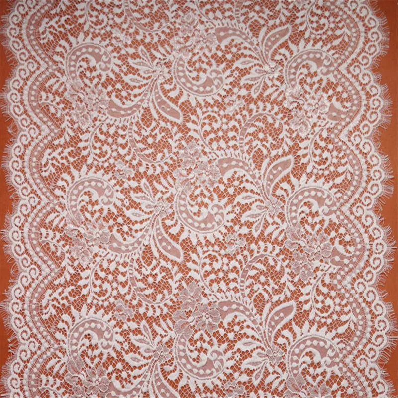 3M/lot Eyelash Lace Fabric width 70cm DIY Decorative High Quality Soft Off black Nylon Eyelash Lace Trim Wedding Dress Fabric
3M/lot Eyelash Lace Fabric width 70cm DIY Decorative High Quality Soft Off black Nylon Eyelash Lace Trim Wedding Dress Fabric