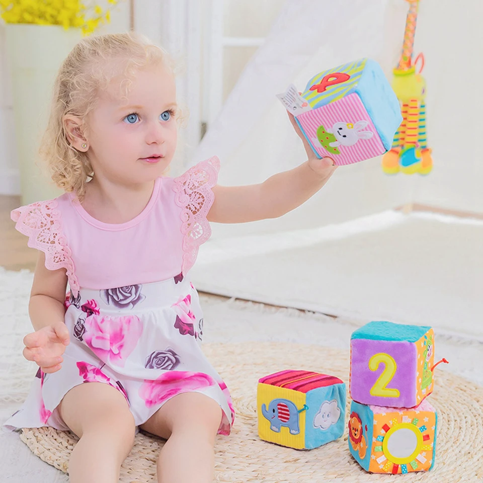 INT'G 4 PCS/SET Cloth Building Blocks New Infant Baby Cloth Doll Soft Rattle Early Educational Baby Toy Soft Plush Set Cube Kids
INT'G 4 PCS/SET Cloth Building Blocks New Infant Baby Cloth Doll Soft Rattle Early Educational Baby Toy Soft Plush Set Cube Kids