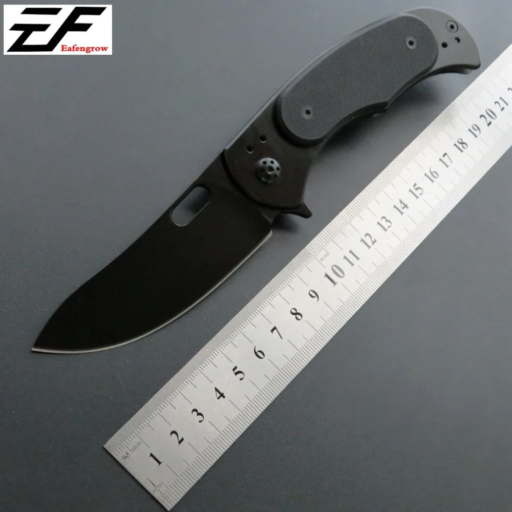 New EF330 Camping Hunting Knife D2 Steel Black G10 Handle EDC Folding Knives Tactical Survival Tools
New EF330 Camping Hunting Knife D2 Steel Black G10 Handle EDC Folding Knives Tactical Survival Tools