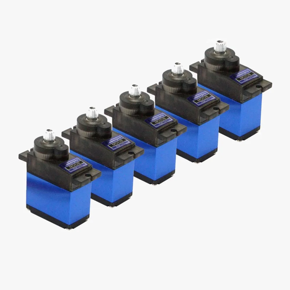 Hobbypower 5pcs MG92B 13.8g Metal Gear RC Digital Servo 3.5KG Torque Double Ball Bearing
Hobbypower 5pcs MG92B 13.8g Metal Gear RC Digital Servo 3.5KG Torque Double Ball Bearing