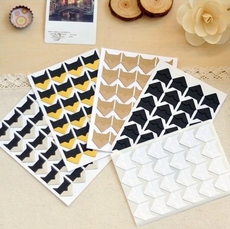 24 pcs/lot (1 sheet ) DIY Vintage Retro Corner Paper Stickers for Photo Albums Pictures Frame Home Decoration 2005
24 pcs/lot (1 sheet ) DIY Vintage Retro Corner Paper Stickers for Photo Albums Pictures Frame Home Decoration 2005