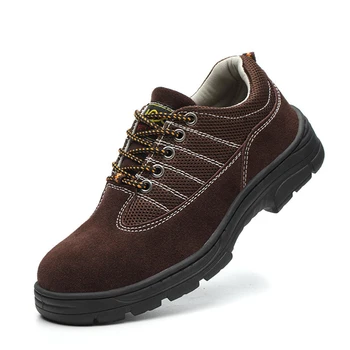 Men's Work Shoes 2019 High Quality Cow Suede Men Ankle Boots Non-slip Wear-resistant Puncture-Proof Safety Shoes Male Boots
Men's Work Shoes 2019 High Quality Cow Suede Men Ankle Boots Non-slip Wear-resistant Puncture-Proof Safety Shoes Male Boots