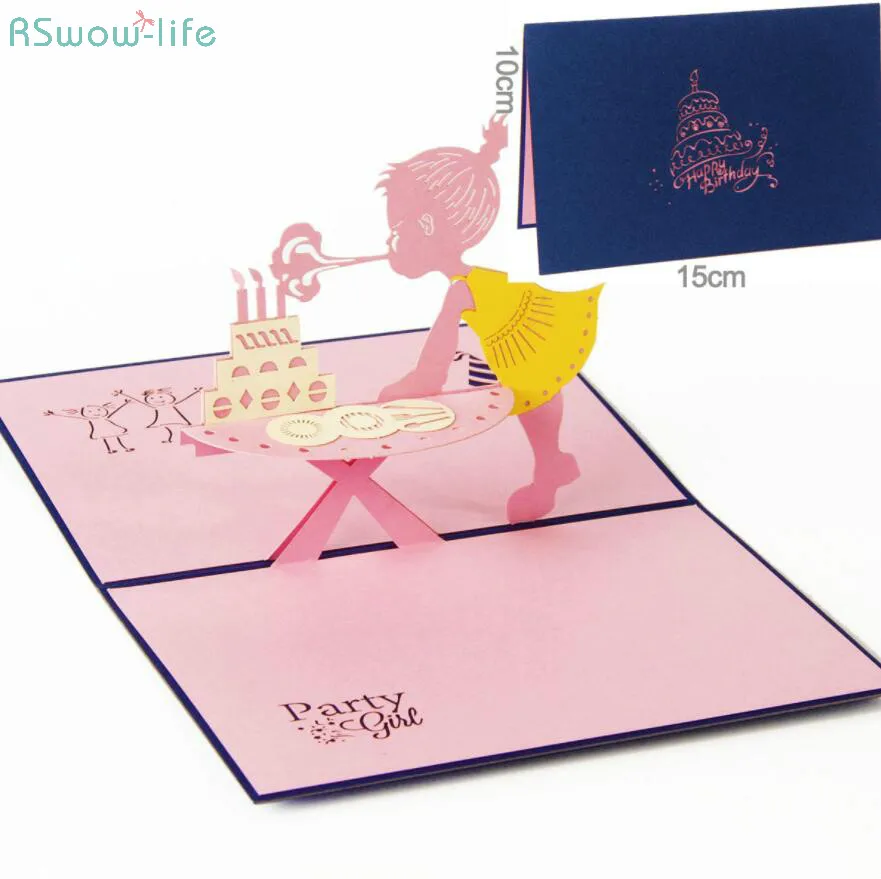 Birthday Card Children's Handmade Three-dimensional Invitation Creative Gifts Thanksgiving Greeting Card
Birthday Card Children's Handmade Three-dimensional Invitation Creative Gifts Thanksgiving Greeting Card