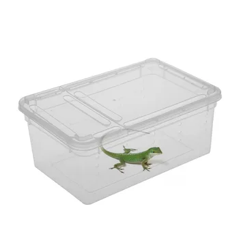 Plastic Reptile breeding box feeding house tarantulas gecko snakes lizard terrapin frogs 19*12.5*8cm
Plastic Reptile breeding box feeding house tarantulas gecko snakes lizard terrapin frogs 19*12.5*8cm