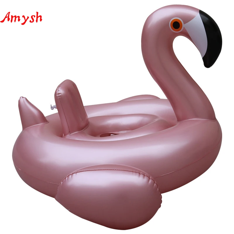 Amysh golden Rose Фламинго надувной бассейн плавать бассейна Лебедь трубка плот малыш