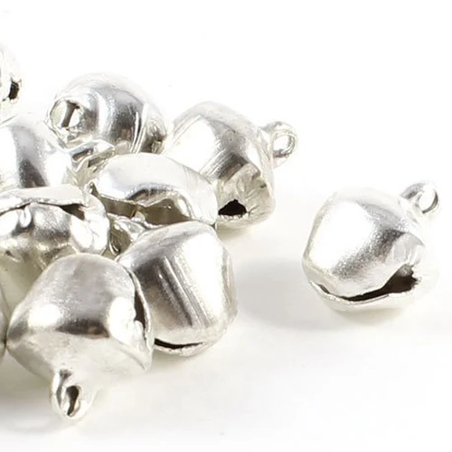 Practical 20 Pcs Christmas Jingle Bells 10 mm Silver Tone DIY Jewelry Bracelet Supplies
Practical 20 Pcs Christmas Jingle Bells 10 mm Silver Tone DIY Jewelry Bracelet Supplies