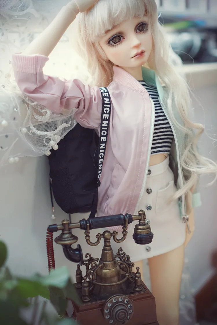 BJD doll coat baseball jacket for 1/4 1/3 BJD SD Uncle doll accessories contrast color blocking clothes
BJD doll coat baseball jacket for 1/4 1/3 BJD SD Uncle doll accessories contrast color blocking clothes