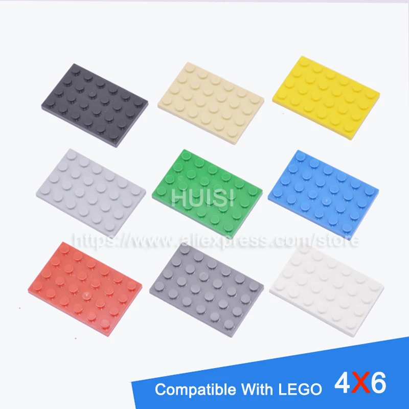 DIY Model Blocks Parts 3 - 99 Years Plastic Building Toys Bricks Compatible With Lego 4X6 Early Educational Bricks 50pcs/lot
DIY Model Blocks Parts 3 - 99 Years Plastic Building Toys Bricks Compatible With Lego 4X6 Early Educational Bricks 50pcs/lot