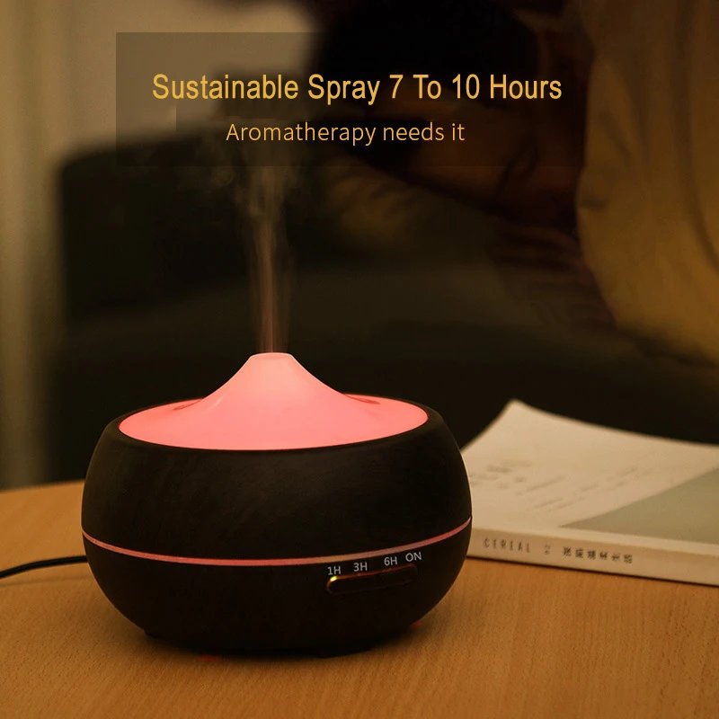 Ultrasonic Air Humidifier Desktop Night Light Aromatherapy Machine 300ML Wooden Grain Time Setting Large Fog Mist Maker Diffuser
Ultrasonic Air Humidifier Desktop Night Light Aromatherapy Machine 300ML Wooden Grain Time Setting Large Fog Mist Maker Diffuser