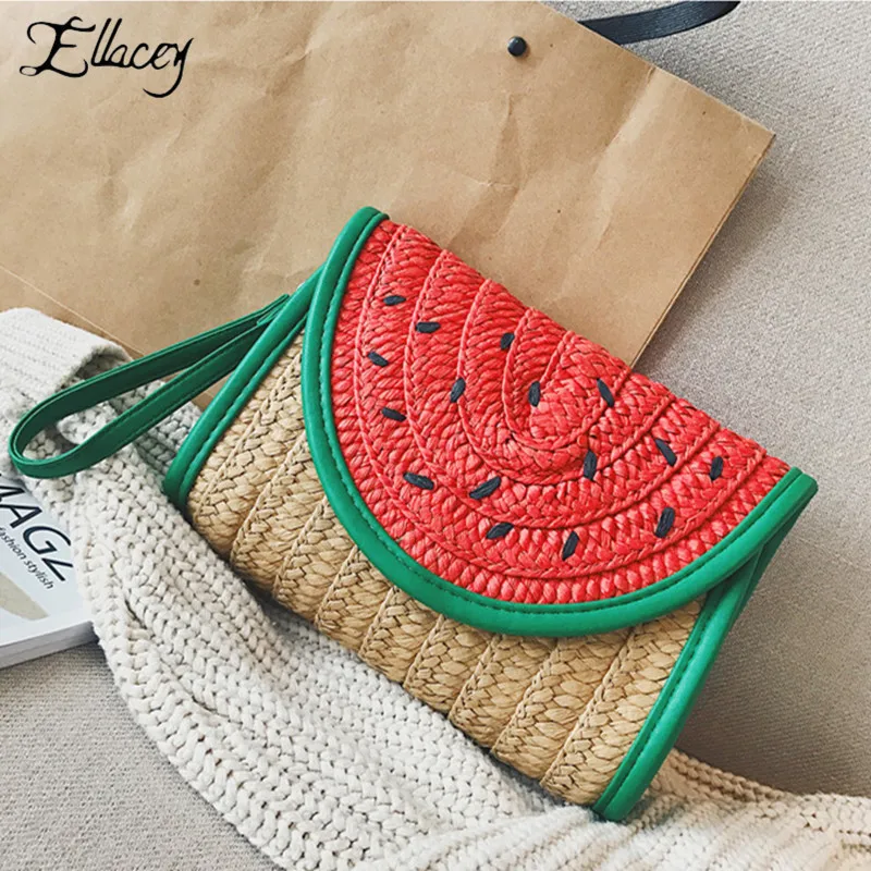 2019 Summer New Female Beach Bag Women Hand Made Canvas Straw Bag Cute Fruit Packet Shoulder Bag Watermelon Printing Rattan Bag
2019 Summer New Female Beach Bag Women Hand Made Canvas Straw Bag Cute Fruit Packet Shoulder Bag Watermelon Printing Rattan Bag