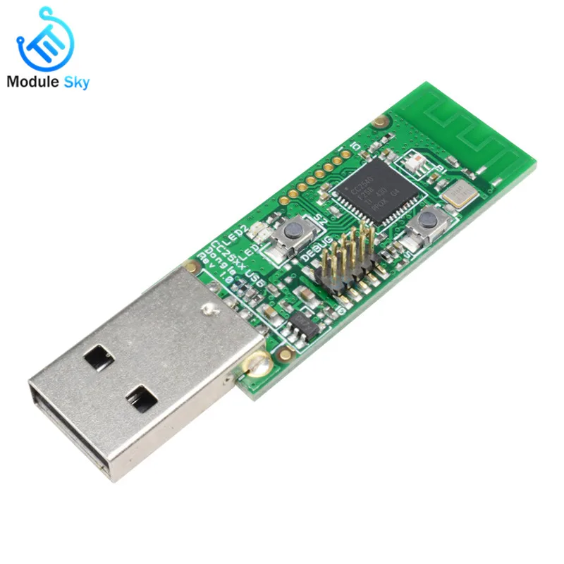 CC2540 Zigbee Sniffer Protocol Analyzer Module Wireless Board Bluetooth BLE 4.0 Dongle Capture Module USB Programmer
CC2540 Zigbee Sniffer Protocol Analyzer Module Wireless Board Bluetooth BLE 4.0 Dongle Capture Module USB Programmer