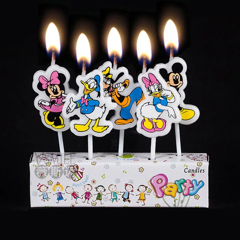 5pcs/set Mickey Minnie Mouse Donald Duck Art Smokeless Candle for Kids girls Birthday Cake/Cupcake Toppers Creative Birthday
5pcs/set Mickey Minnie Mouse Donald Duck Art Smokeless Candle for Kids girls Birthday Cake/Cupcake Toppers Creative Birthday